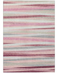 LOOMLAN Rugs Liora Pink Washable Indoor-Outdoor Rug