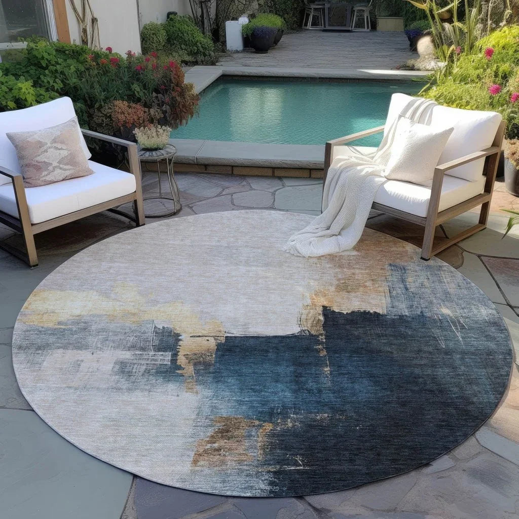 LOOMLAN Rugs Looma Brown Washable Indoor-Outdoor Rug