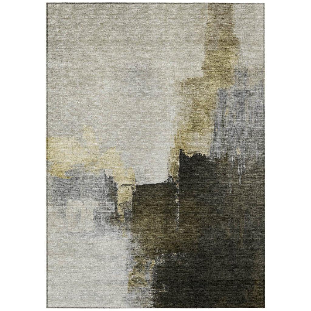 LOOMLAN Rugs Looma Khaki Washable Indoor-Outdoor Rug