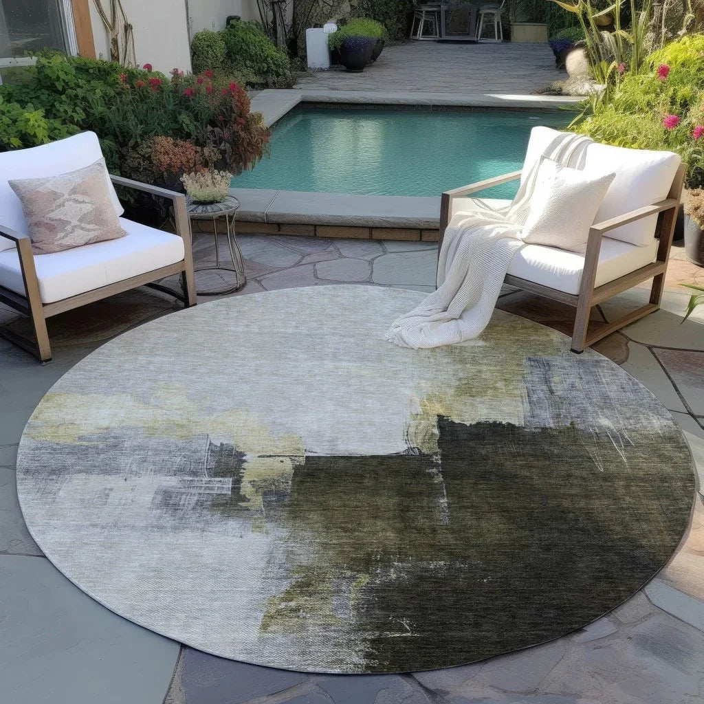 LOOMLAN Rugs Looma Khaki Washable Indoor-Outdoor Rug