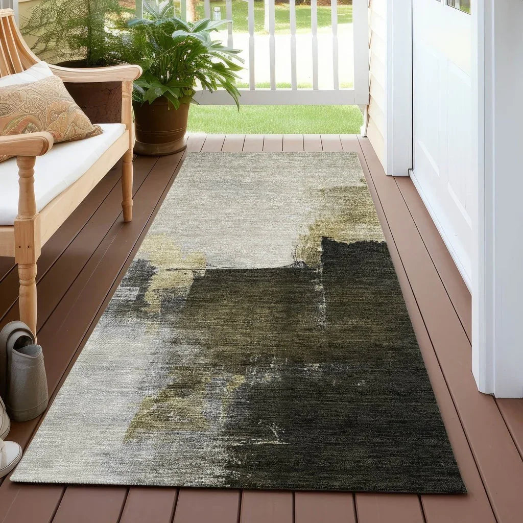 LOOMLAN Rugs Looma Khaki Washable Indoor-Outdoor Rug