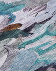 LOOMLAN Rugs Loomari Blue Washable Indoor-Outdoor Rug