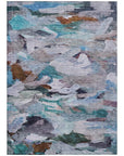 LOOMLAN Rugs Loomari Blue Washable Indoor-Outdoor Rug
