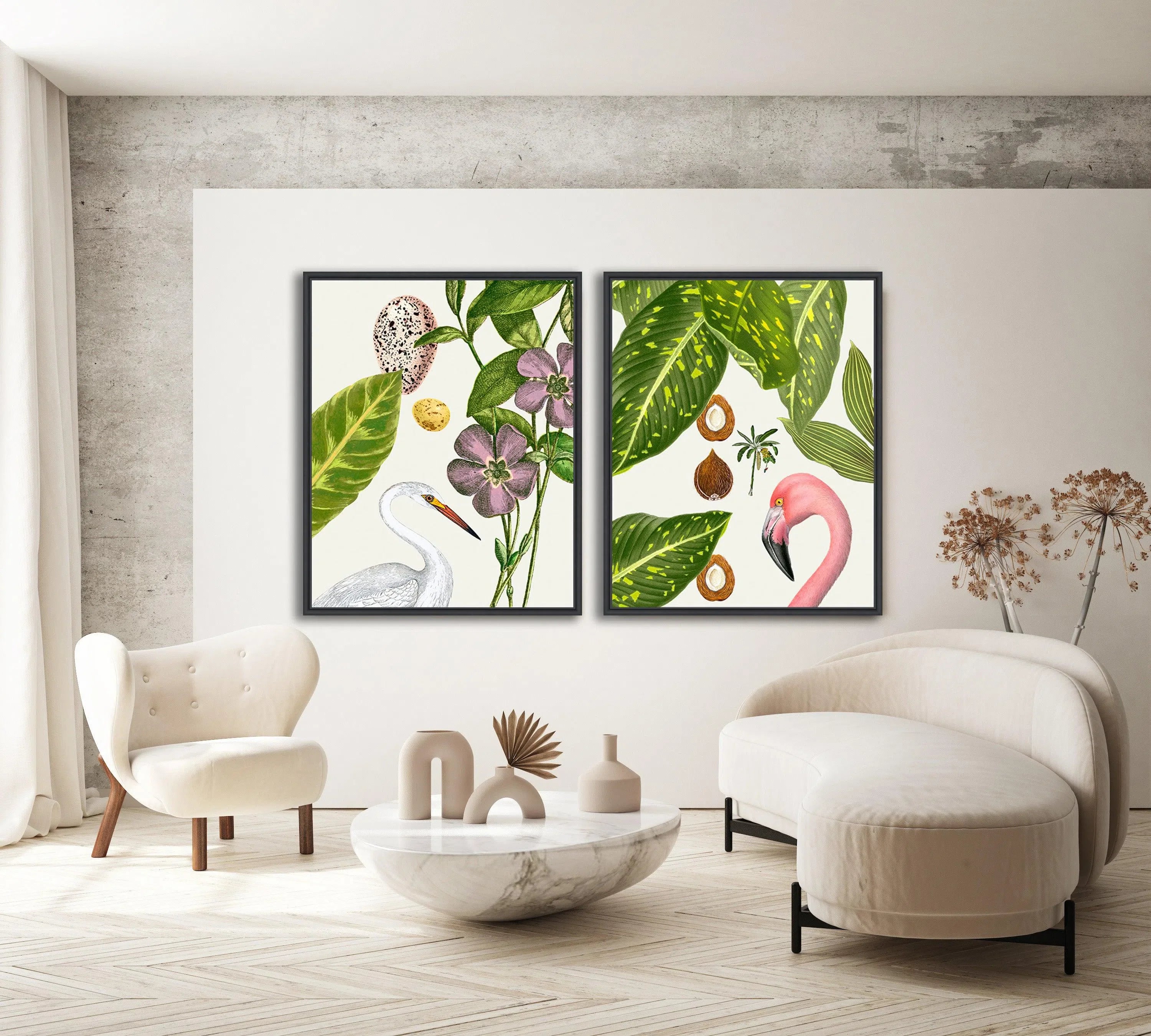 Artistry Of Nature I Artwork Framed Canvas With Floating Frame Artwork LOOMLAN By LOOMLAN