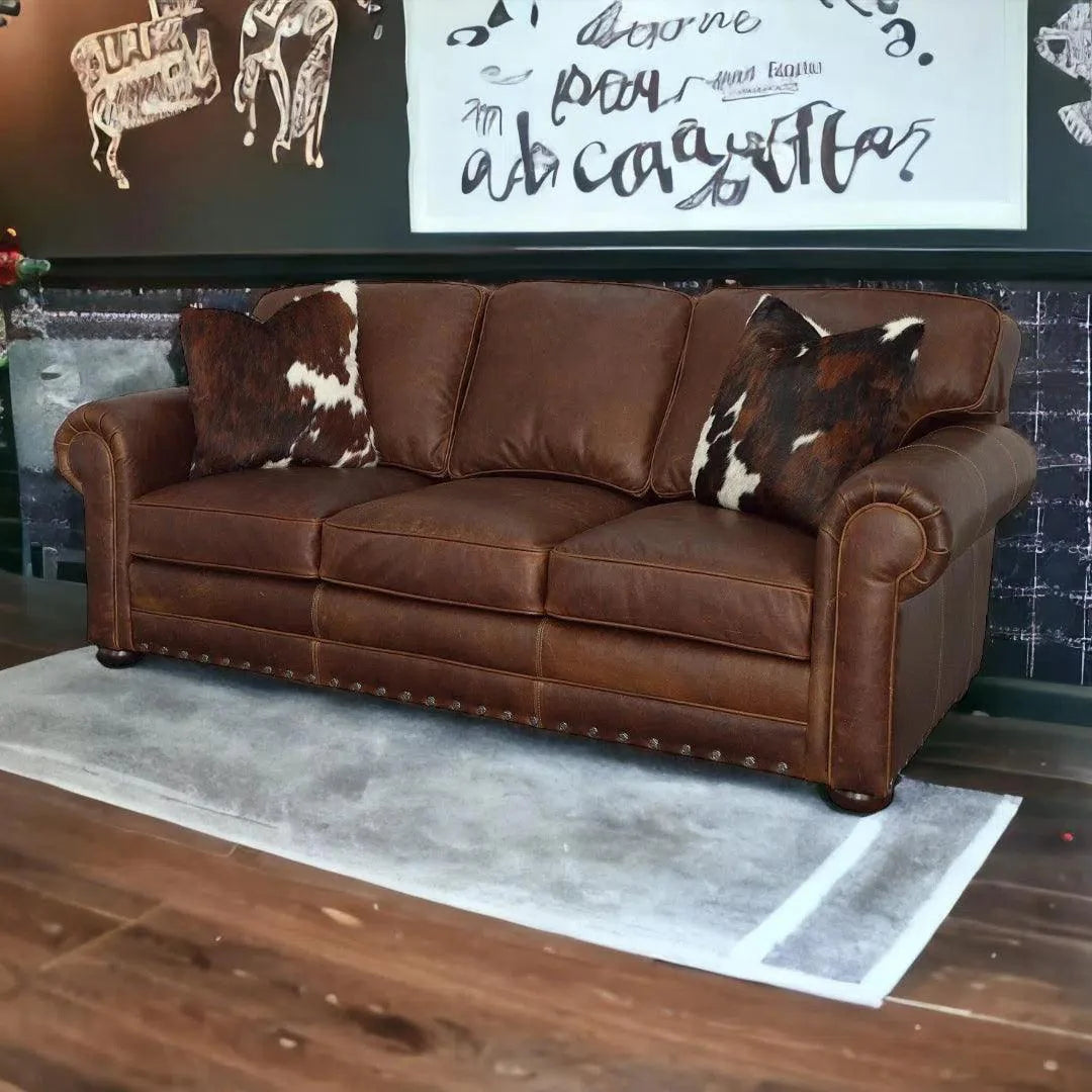 Bridge to Comfort - Brooklyn Style Handcrafted Leather Couch Sofas & Loveseats LOOMLAN By Uptown Sebastian