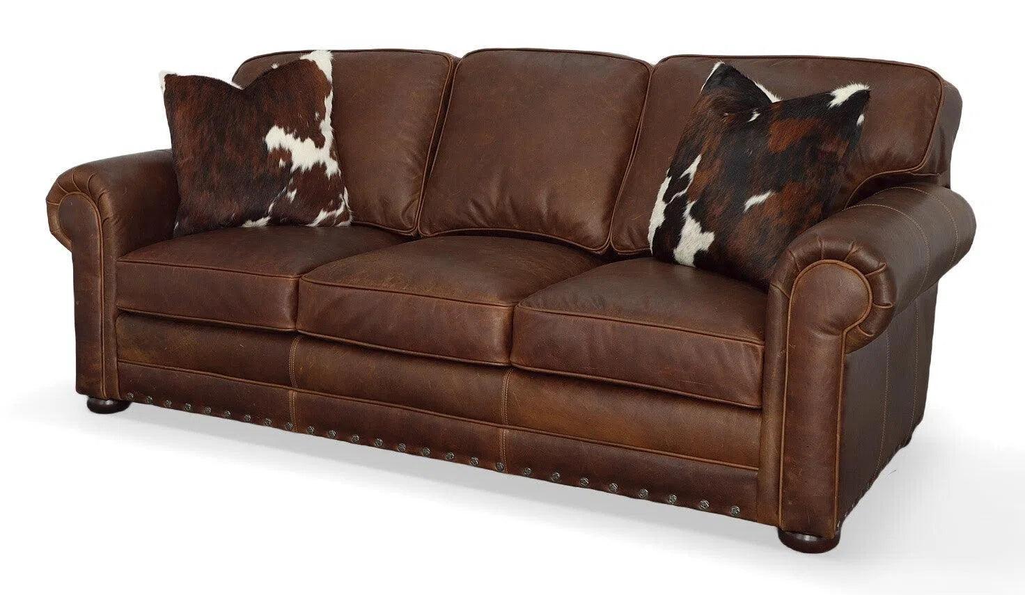 Bridge to Comfort - Brooklyn Style Handcrafted Leather Couch Sofas &amp; Loveseats LOOMLAN By Uptown Sebastian