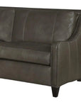 Custom Made Leather Sofa Two Cushion Design Bench Built in USA Sofas & Loveseats LOOMLAN By Uptown Sebastian