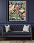 Foo Series VII Artwork Framed Canvas With Floating Frame Artwork LOOMLAN By LOOMLAN