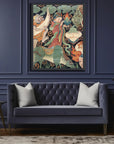 Foo Series VII Artwork Framed Canvas With Floating Frame Artwork LOOMLAN By LOOMLAN