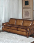 How the Frontier was Won Leather Couch Made in the USA Sofas & Loveseats LOOMLAN By Uptown Sebastian