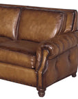 How the Frontier was Won Leather Couch Made in the USA Sofas & Loveseats LOOMLAN By Uptown Sebastian