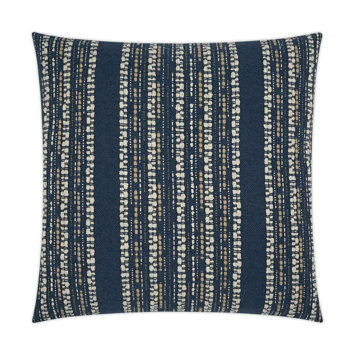 D.V. Kap Kyra Navy Global Navy Large Throw Pillow With Insert