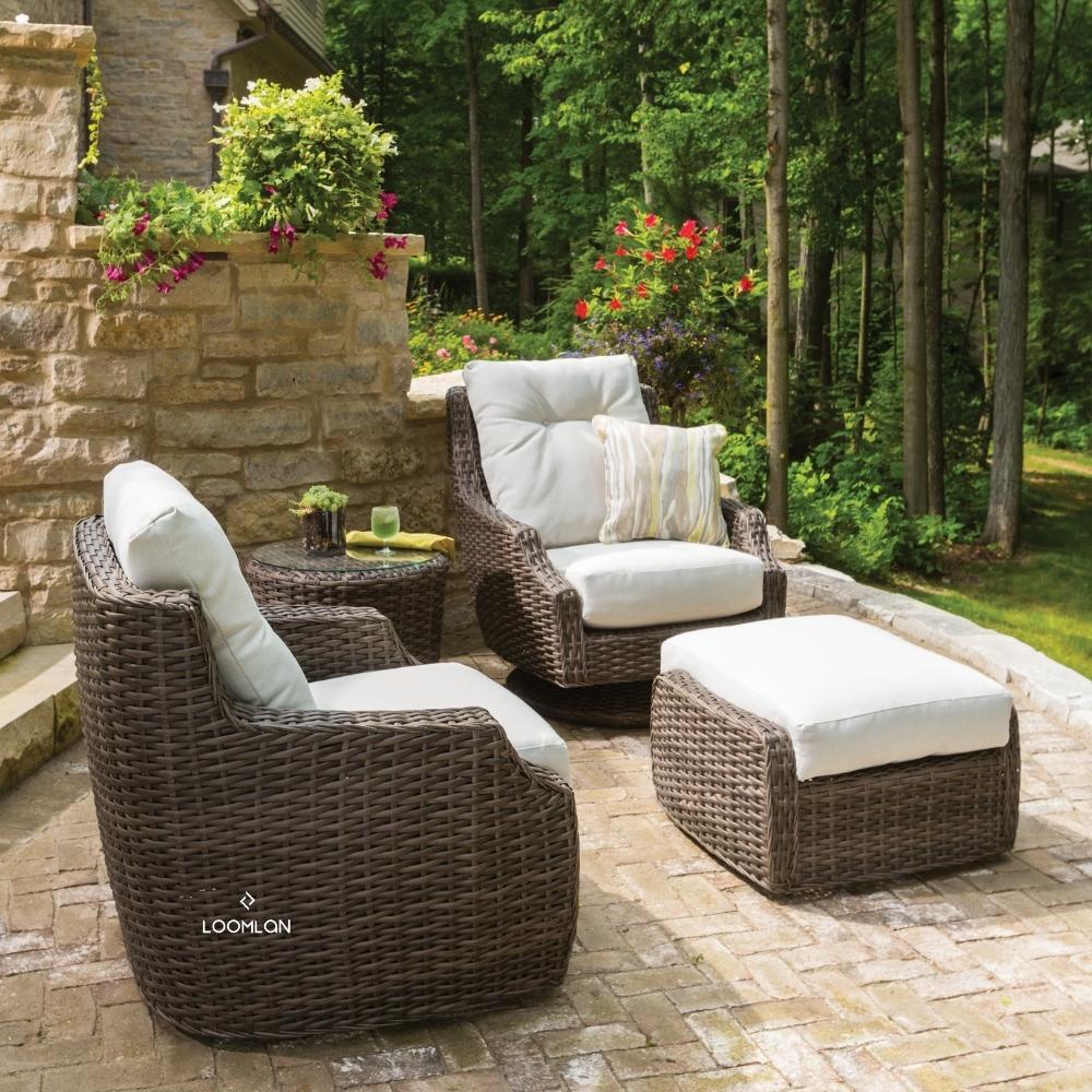 Lloyd Flanders Largo Loveseat All Weather Wicker Furniture Made USA