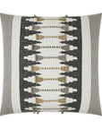 D.V. Kap Le Souk Sahara Tan Grey Large Throw Pillow With Insert