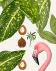 Love Flamingo Tropical Canvas Wall Art for Indoor and Outdoor Spaces Artwork LOOMLAN By LOOMLAN