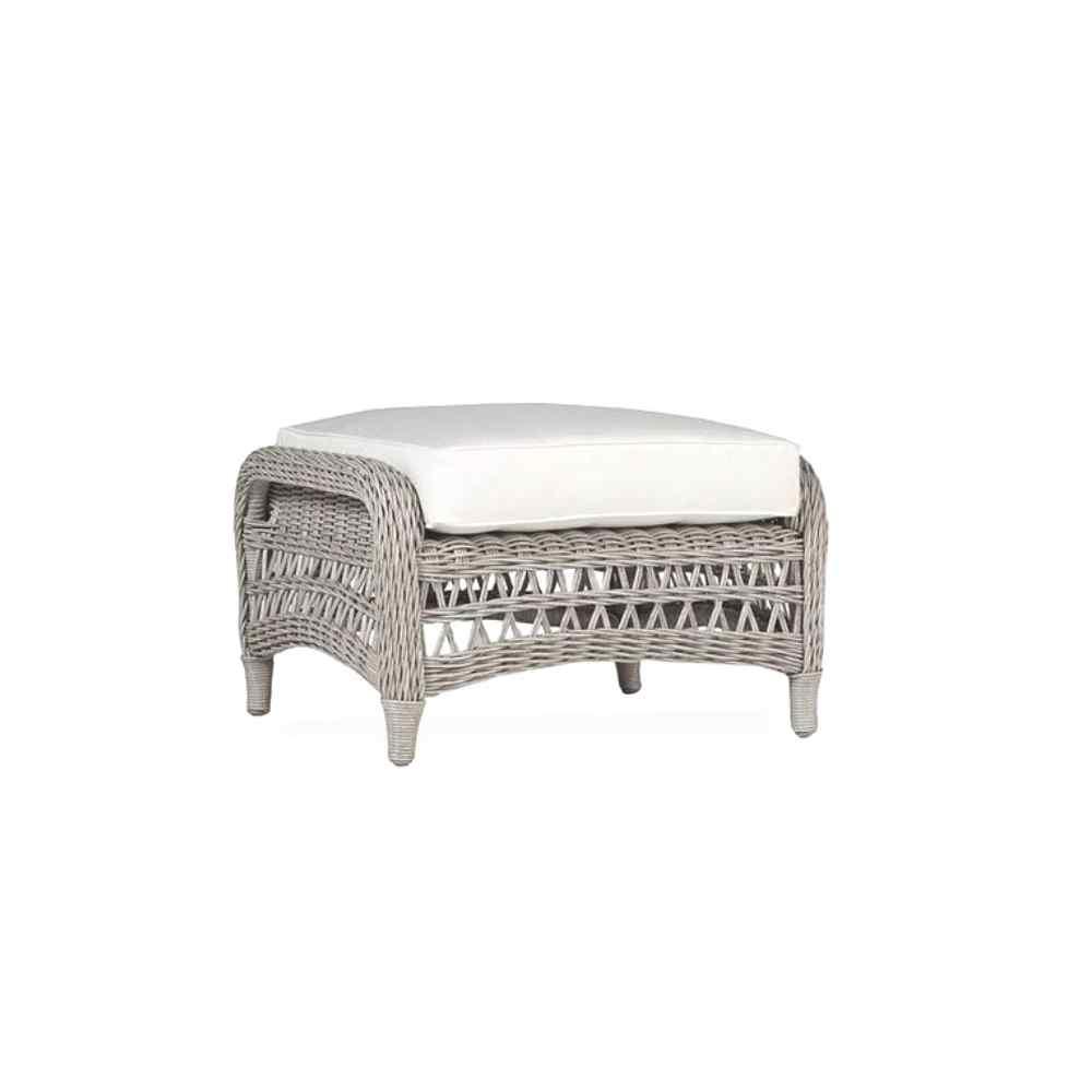 Lloyd Flanders Mackinac Patio Furniture Wicker Outdoor Ottoman