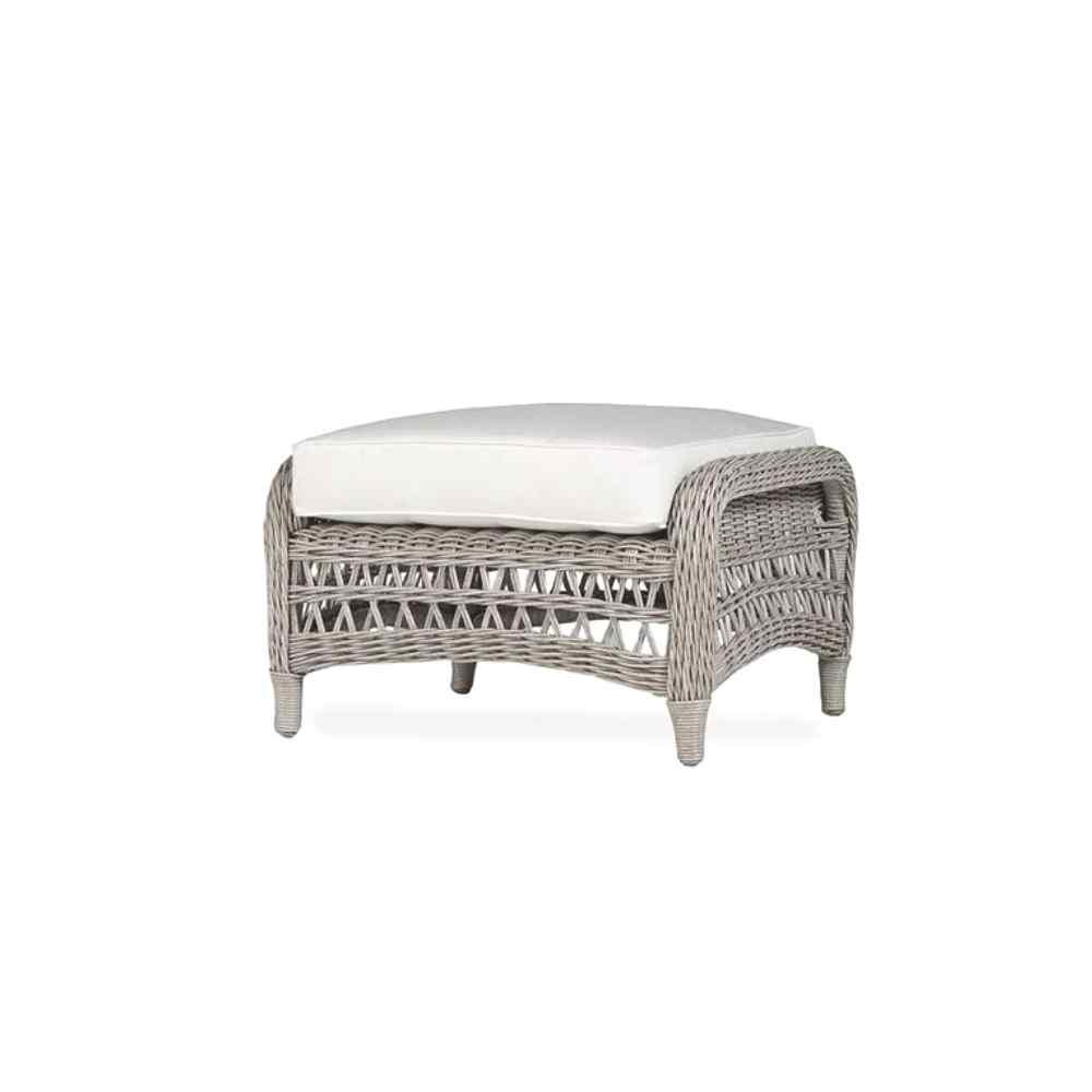 Lloyd Flanders Mackinac Patio Furniture Wicker Outdoor Ottoman