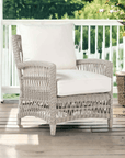 Lloyd Flanders Mackinac Wicker Outdoor Patio Lounge Chair