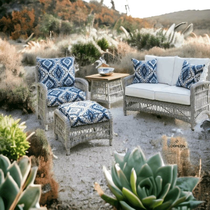 Lloyd Flanders Mackinac Wicker Outdoor Patio Lounge Chair