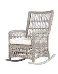 Lloyd Flanders Mackinac Wicker Outdoor Porch Rocker High Back