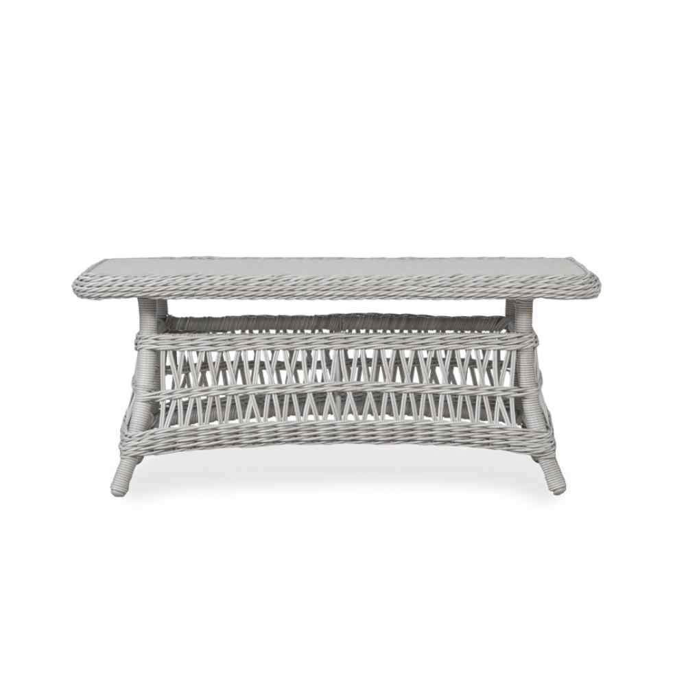 Lloyd Flanders Mackinac Rectangular Wicker Patio Coffee Table