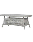 Lloyd Flanders Mackinac Rectangular Wicker Patio Coffee Table