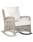 Lloyd Flanders Mackinac Wicker Outdoor Rocker Lounge Chair Cushions