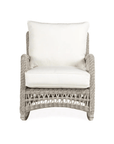 Lloyd Flanders Mackinac Wicker Outdoor Rocker Lounge Chair Cushions
