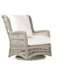 Lloyd Flanders Mackinac Wicker Outdoor Swivel Glider Chair - High Back