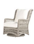 Lloyd Flanders Mackinac Wicker Outdoor Swivel Glider Chair - High Back