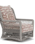 Lloyd Flanders Mackinac Wicker Outdoor Swivel Glider Chair - High Back