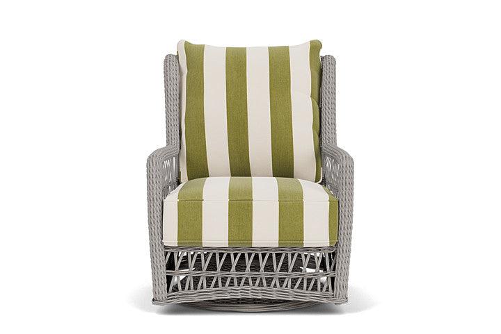 Lloyd Flanders Mackinac Wicker Outdoor Swivel Glider Chair Cushions