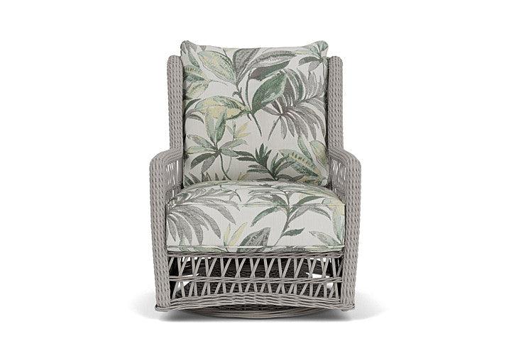 Lloyd Flanders Mackinac Wicker Outdoor Swivel Glider Chair Cushions