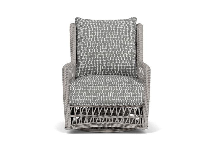 Lloyd Flanders Mackinac Wicker Outdoor Swivel Glider Chair Cushions