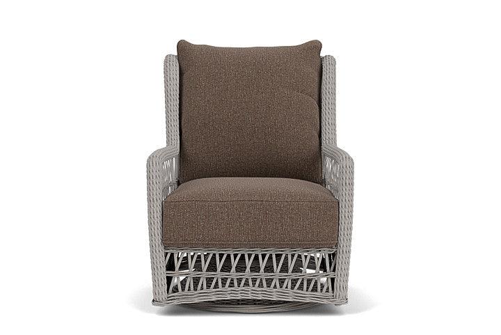 Lloyd Flanders Mackinac Wicker Outdoor Swivel Glider Chair Cushions