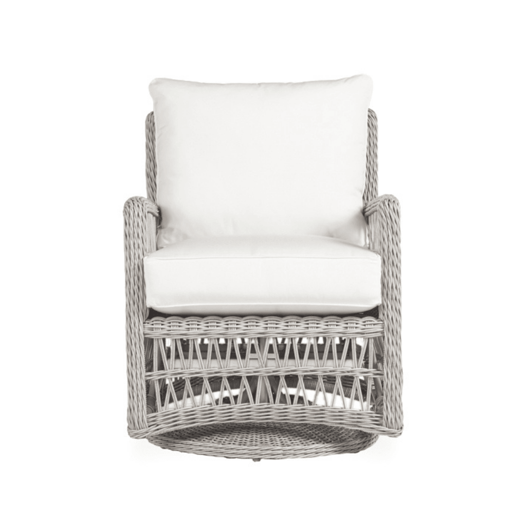 Lloyd Flanders Mackinac Wicker Outdoor Swivel Glider Chair Cushions