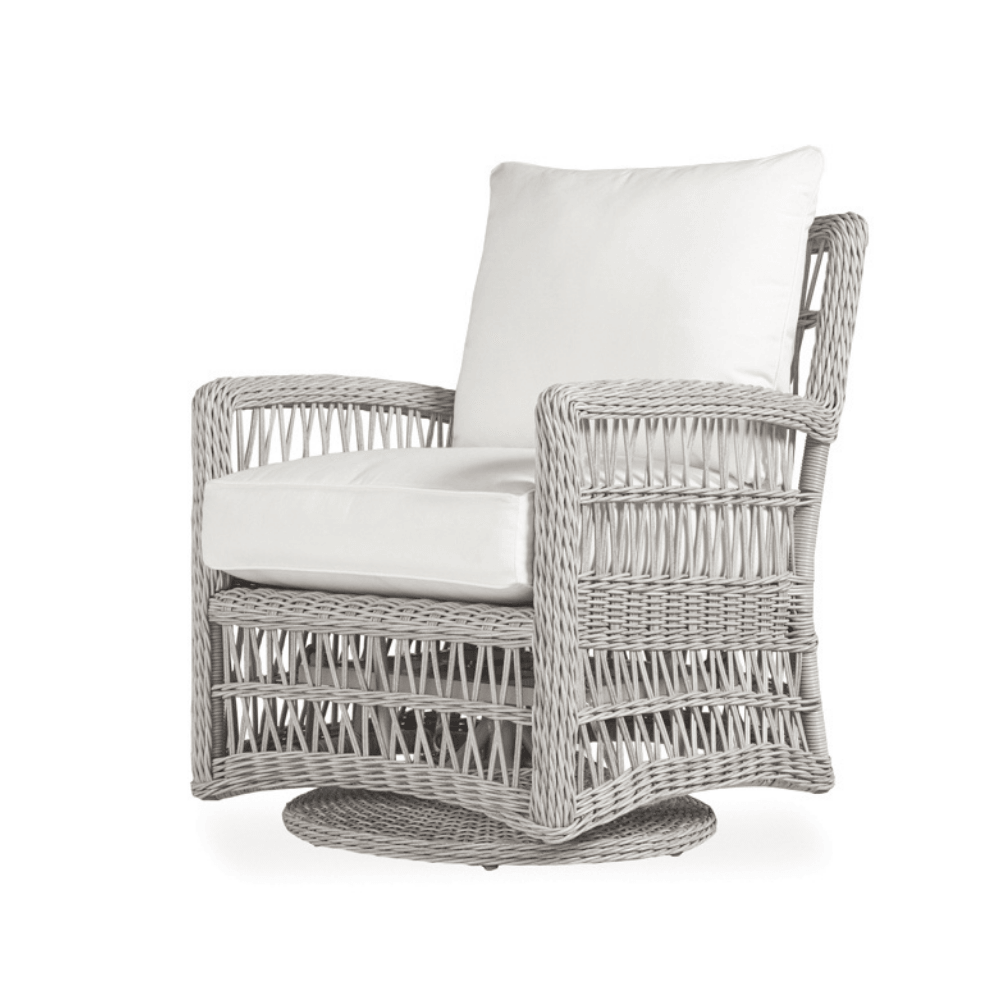 Lloyd Flanders Mackinac Wicker Outdoor Swivel Glider Chair Cushions