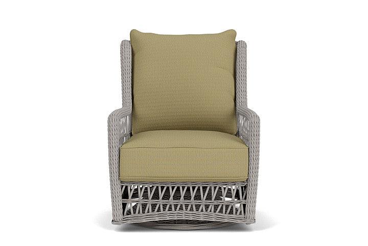 Lloyd Flanders Mackinac Wicker Outdoor Swivel Glider Chair Cushions