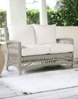 Lloyd Flanders Mackinac Wicker Outdoor Wicker Loveseat Cushions