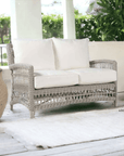 Lloyd Flanders Mackinac Wicker Outdoor Wicker Loveseat Cushions