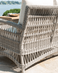 Lloyd Flanders Mackinac Wicker Outdoor Wicker Loveseat Cushions