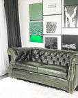 Mallard Made in America Leather Sofa - Custom Benchmade Sofas & Loveseats LOOMLAN By Uptown Sebastian