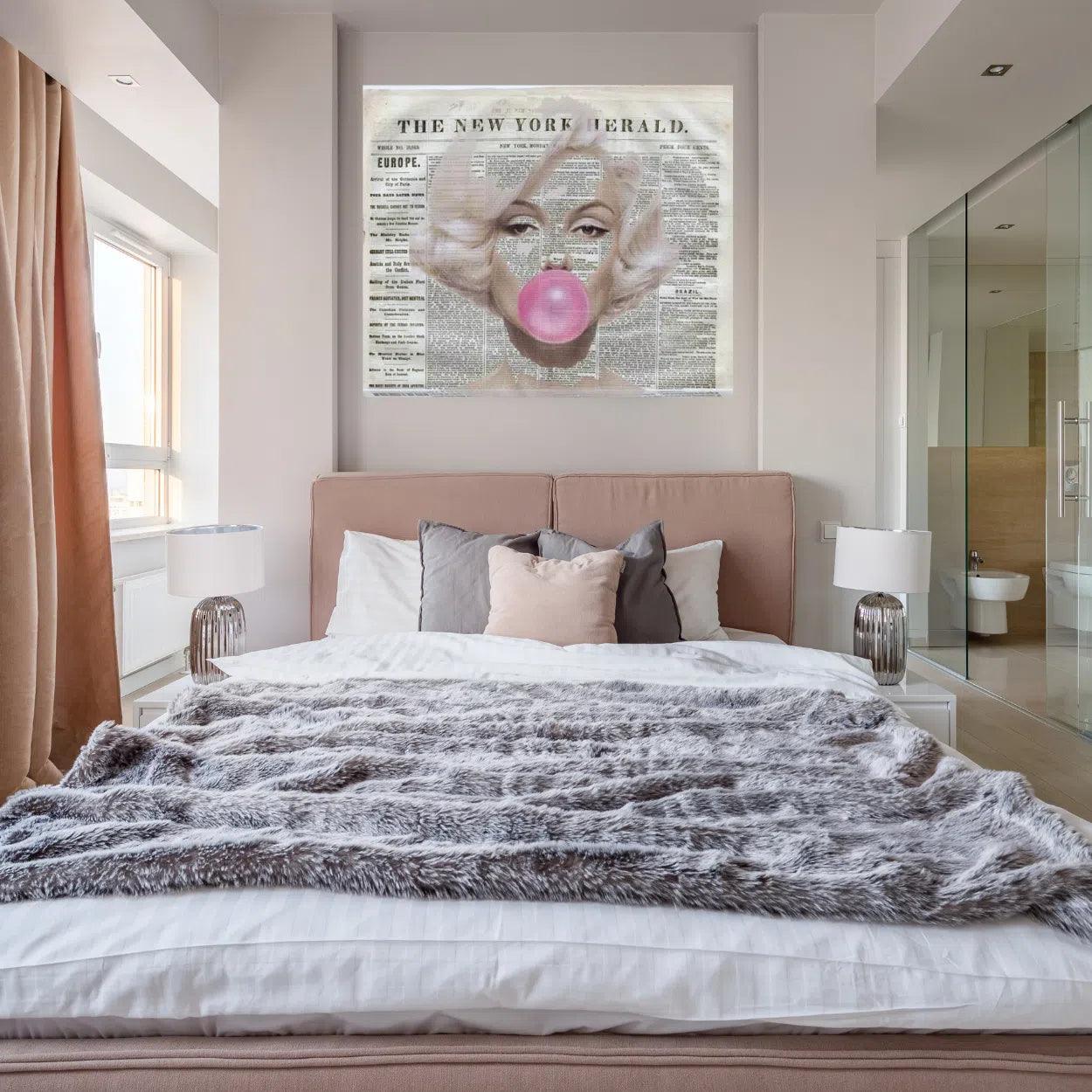 Marilyn Monroe Wall Art Indoor Outdoor Canvas Artwork LOOMLAN By LOOMLAN