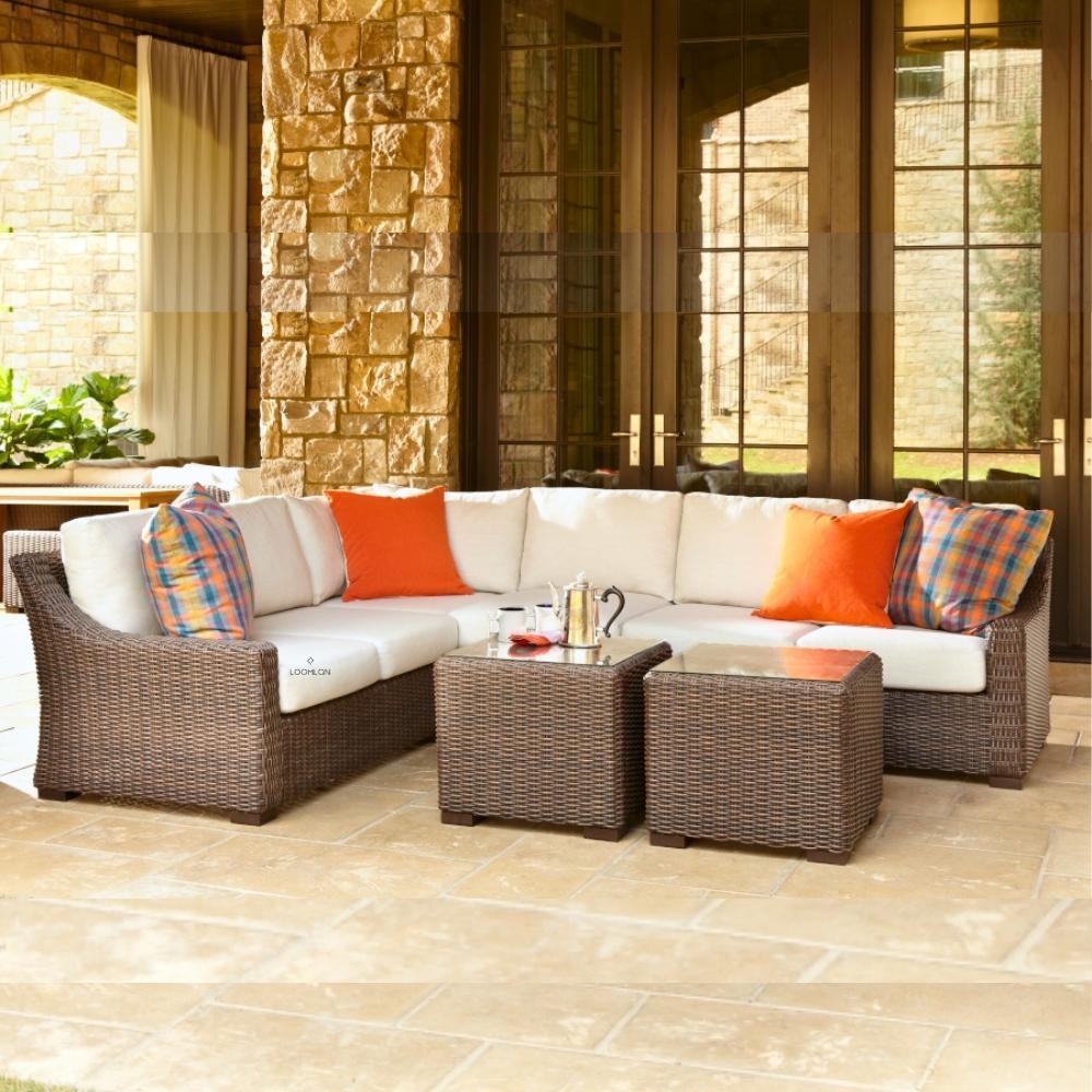Lloyd Flanders Mesa Square Cube End Table