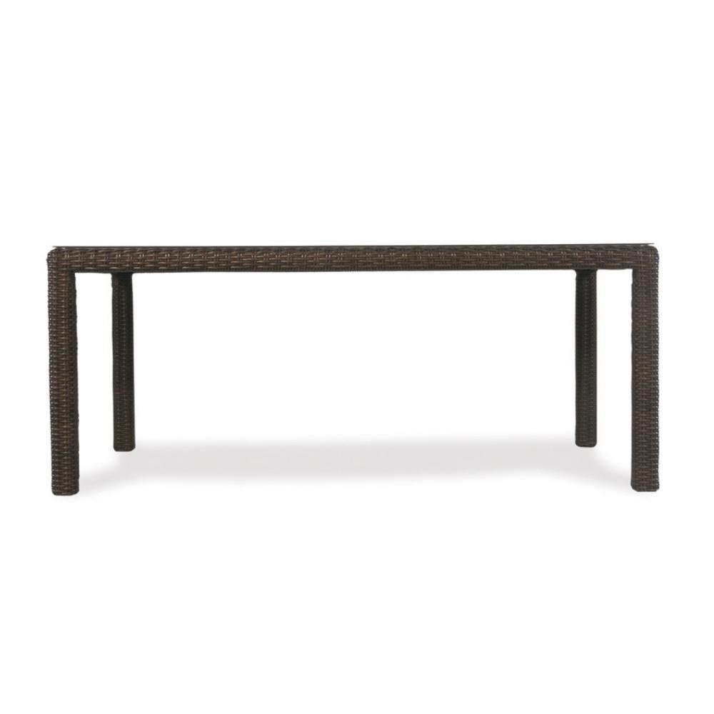 Lloyd Flanders Mesa 72" Rectangular Umbrella Dining Table