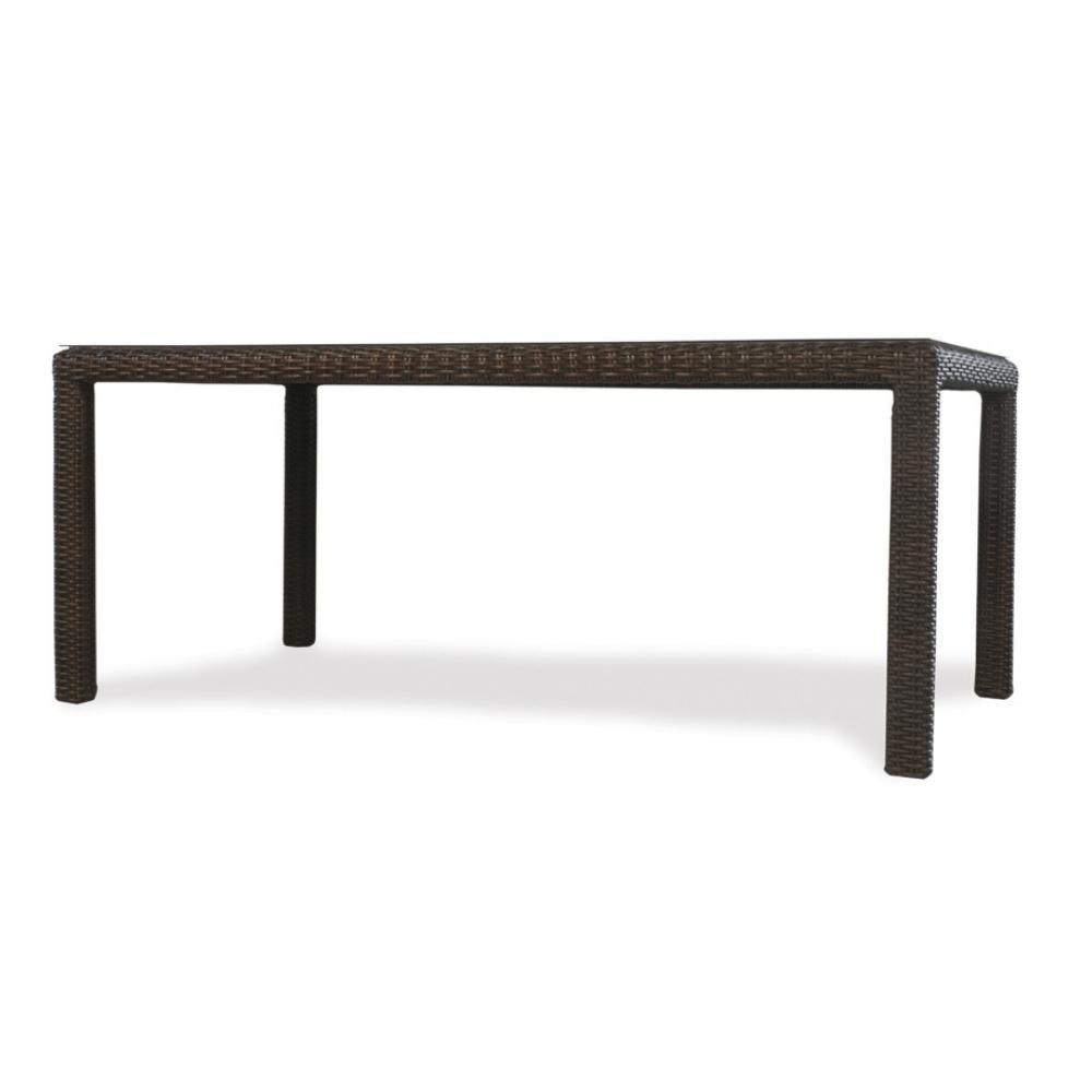Lloyd Flanders Mesa 72" Rectangular Umbrella Dining Table