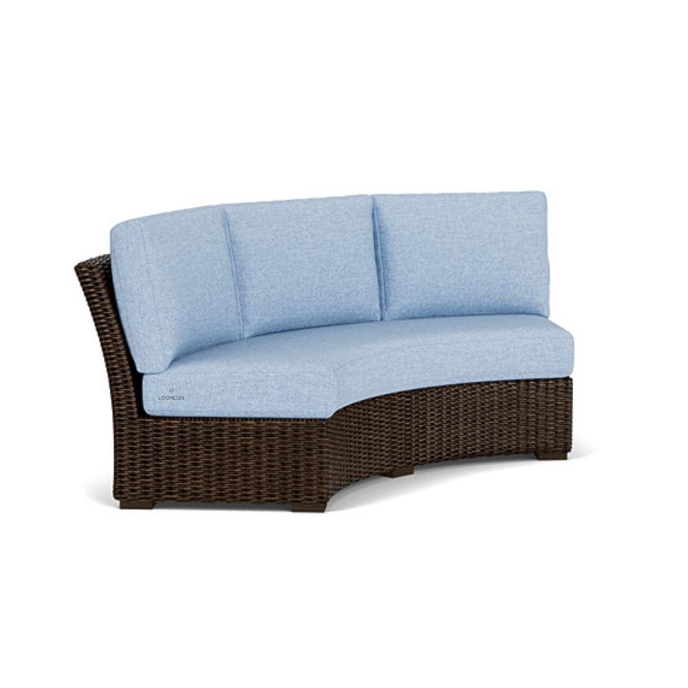 Lloyd Flanders Mesa Curved Sofa Sectional Premium Wicker Furniture