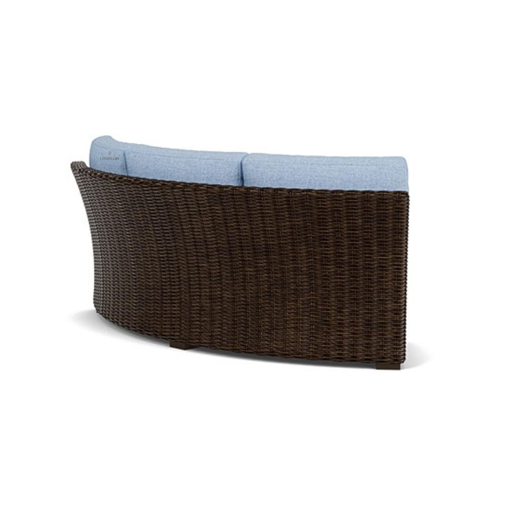 Lloyd Flanders Mesa Curved Sofa Sectional Premium Wicker Furniture