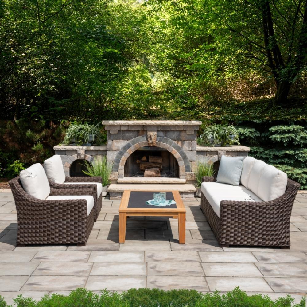 Lloyd Flanders Mesa Lounge Chair Premium Wicker Furniture