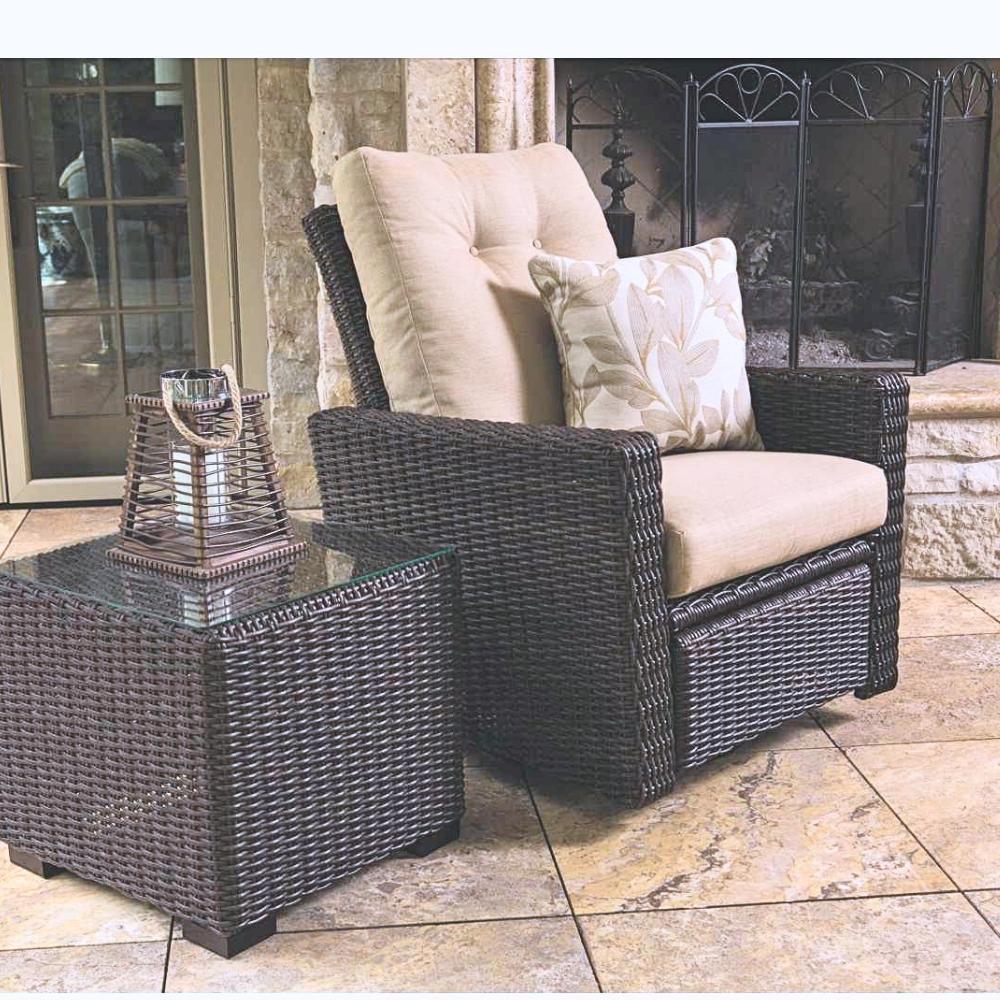 Lloyd Flanders Mesa Swivel Glider Recliner Premium Wicker Furniture